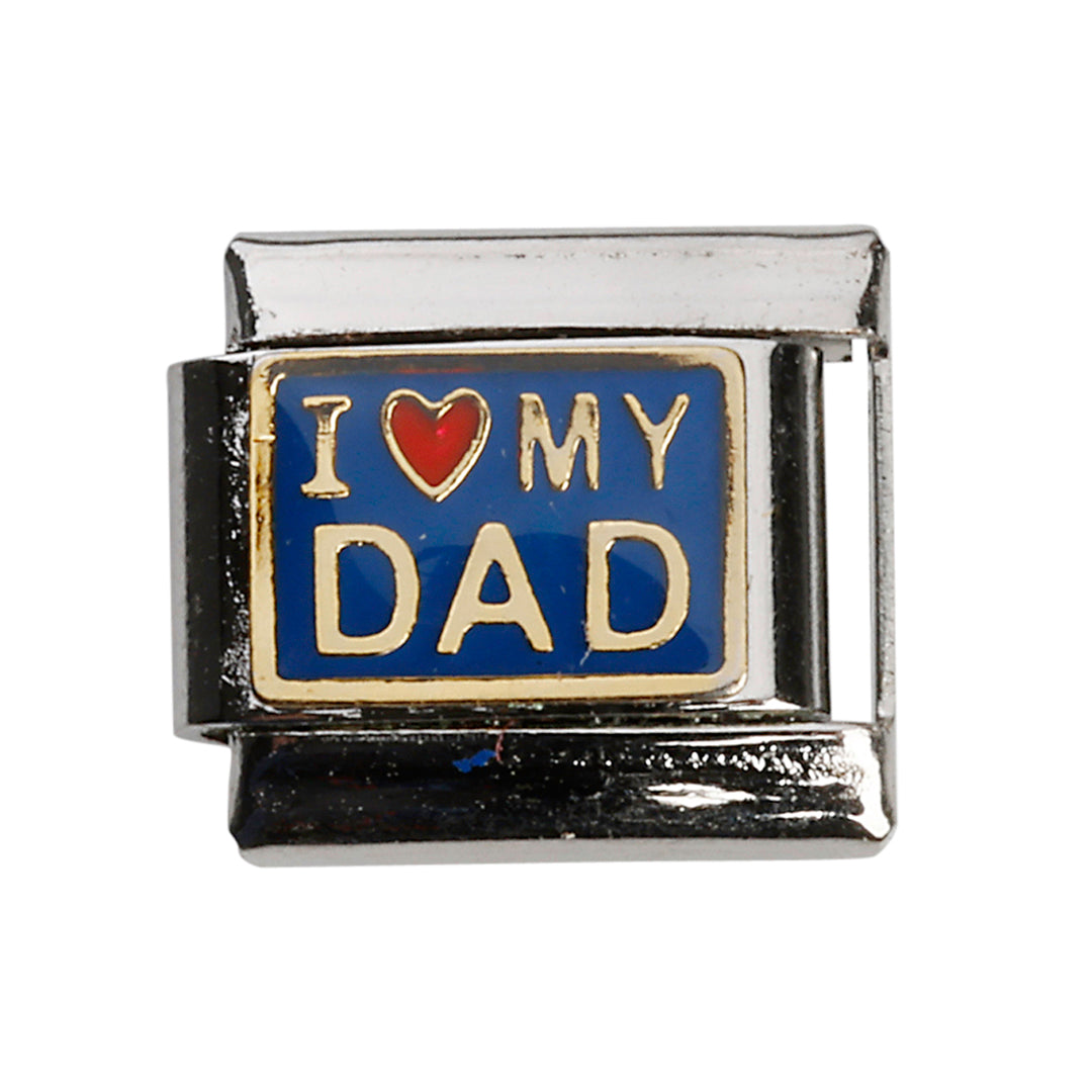 I Love Dad led, 1 cm, rustfrit stål, vandfast