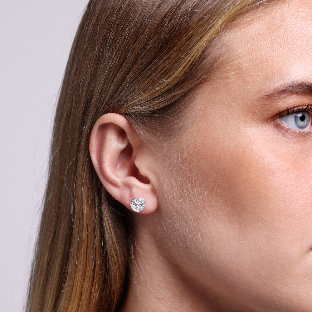 Bornholm Earsticks, 925S Sterling silver plated, Ø8MM