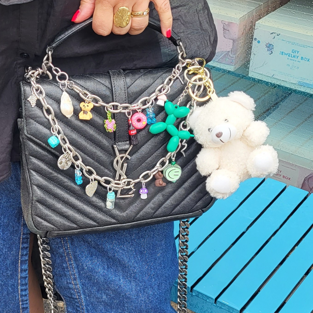 Bamse nøglering, 12 cm