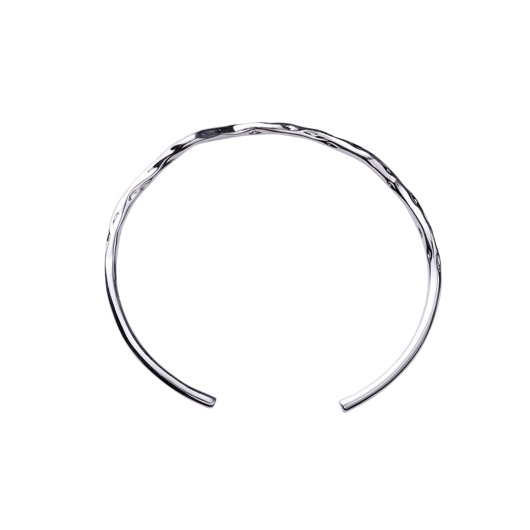 Runway Bangle, small, onesize sølvbelagt, Vandfast