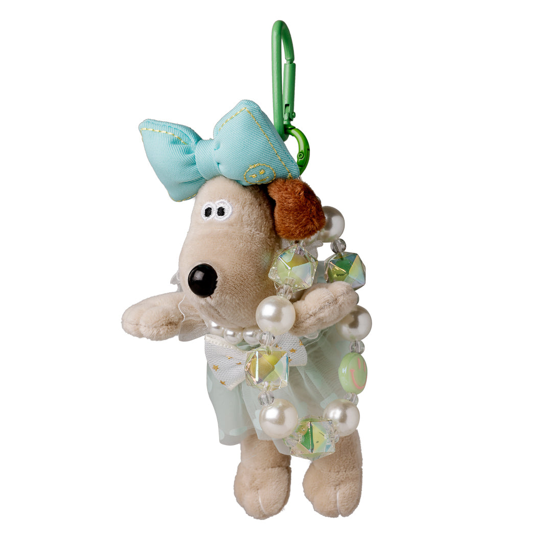 Hund med sløjfe, nøglering