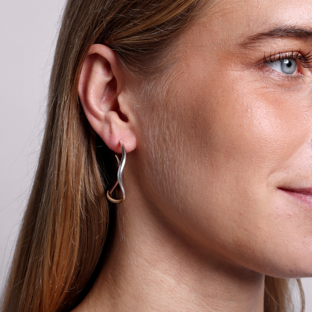 Runway Hoop Ø32 mm, 925S Sterling sølvbelagt