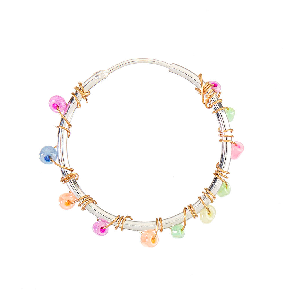 Round glass beads - pink, 10 grams, 3 mm