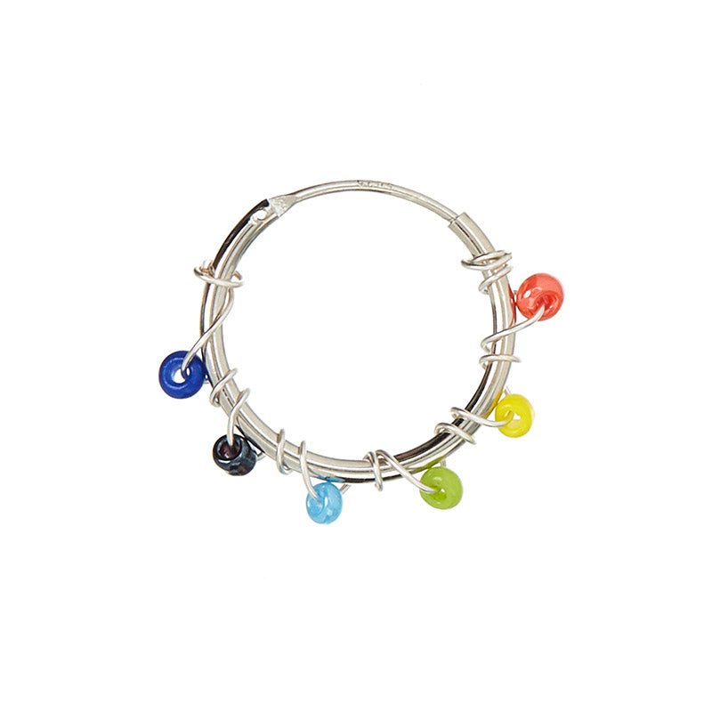 Runde glasperler - pastel farver, 10 gram, 3 mm