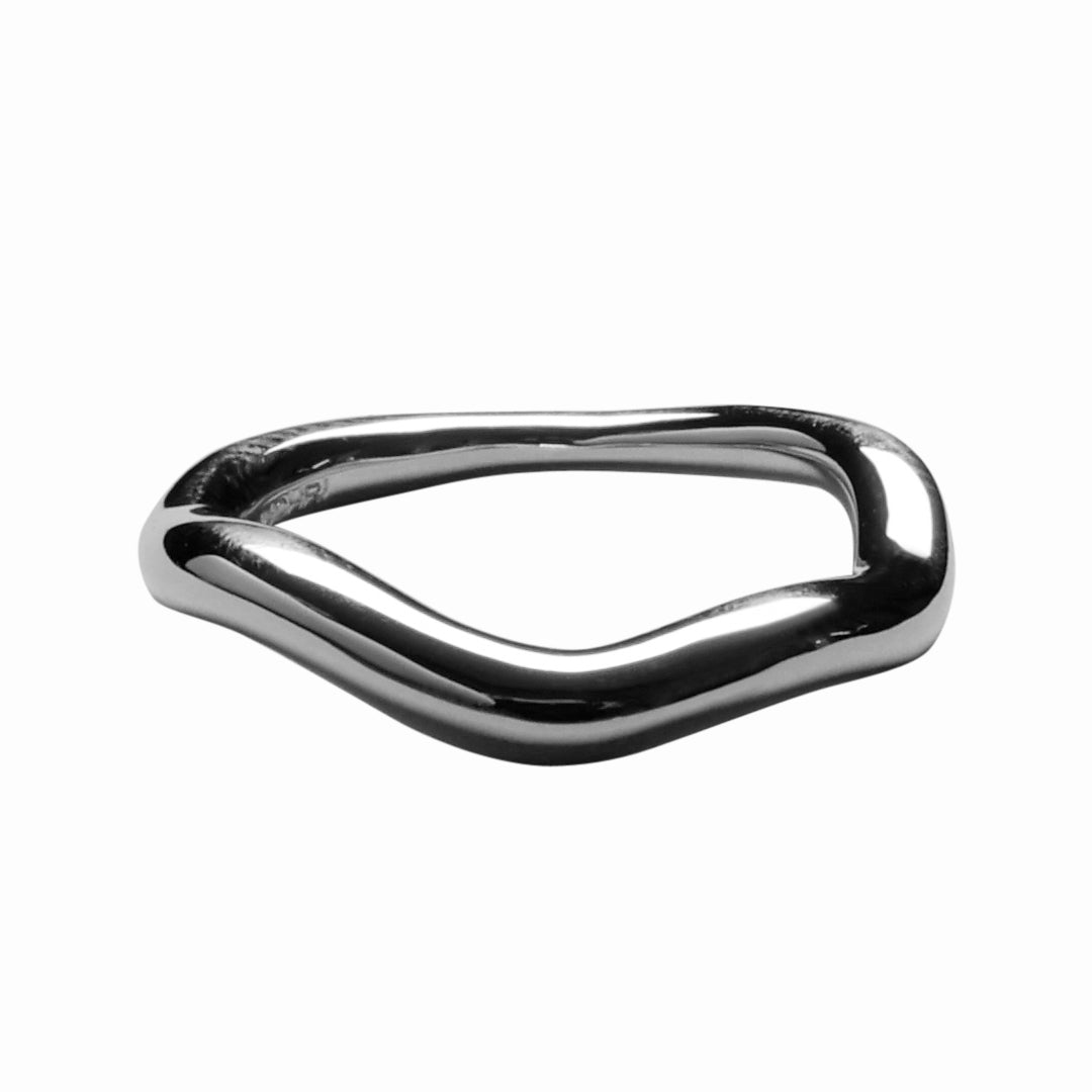 Runway Simpel Ring, 925S Sterling Sølvbelagt