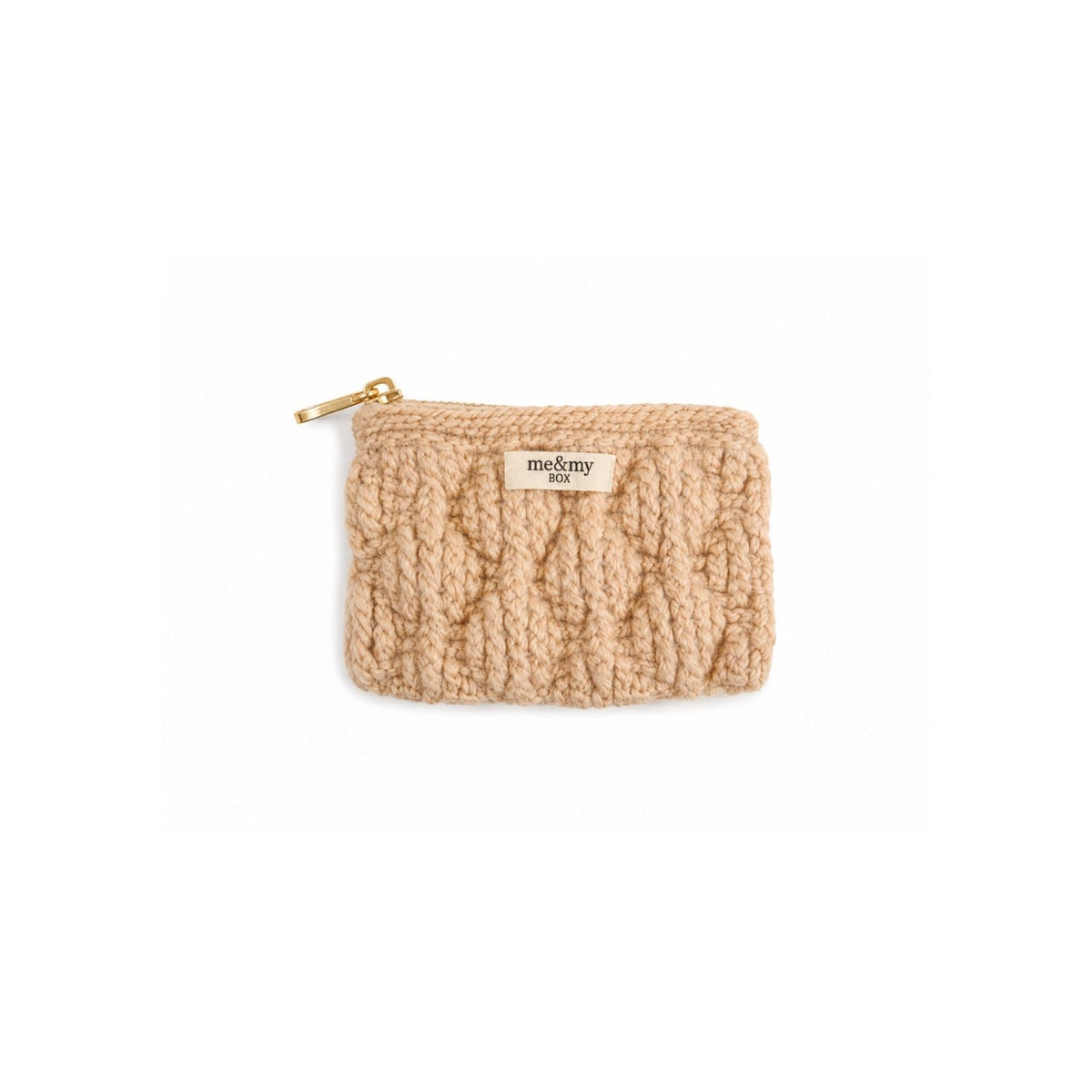 Granny pung, beige, Diy hækle box