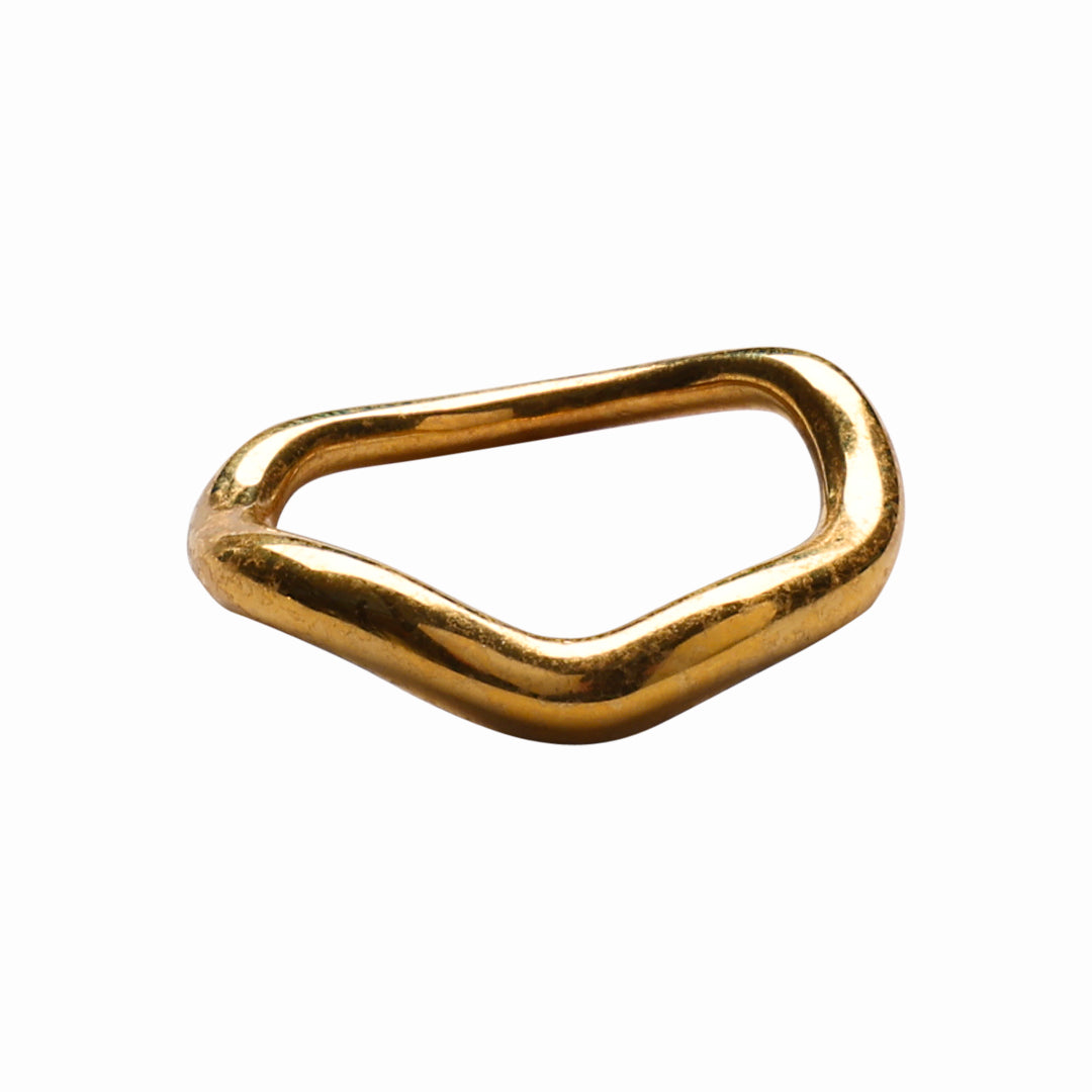Runway Simple Ring, 18K guldbelagt