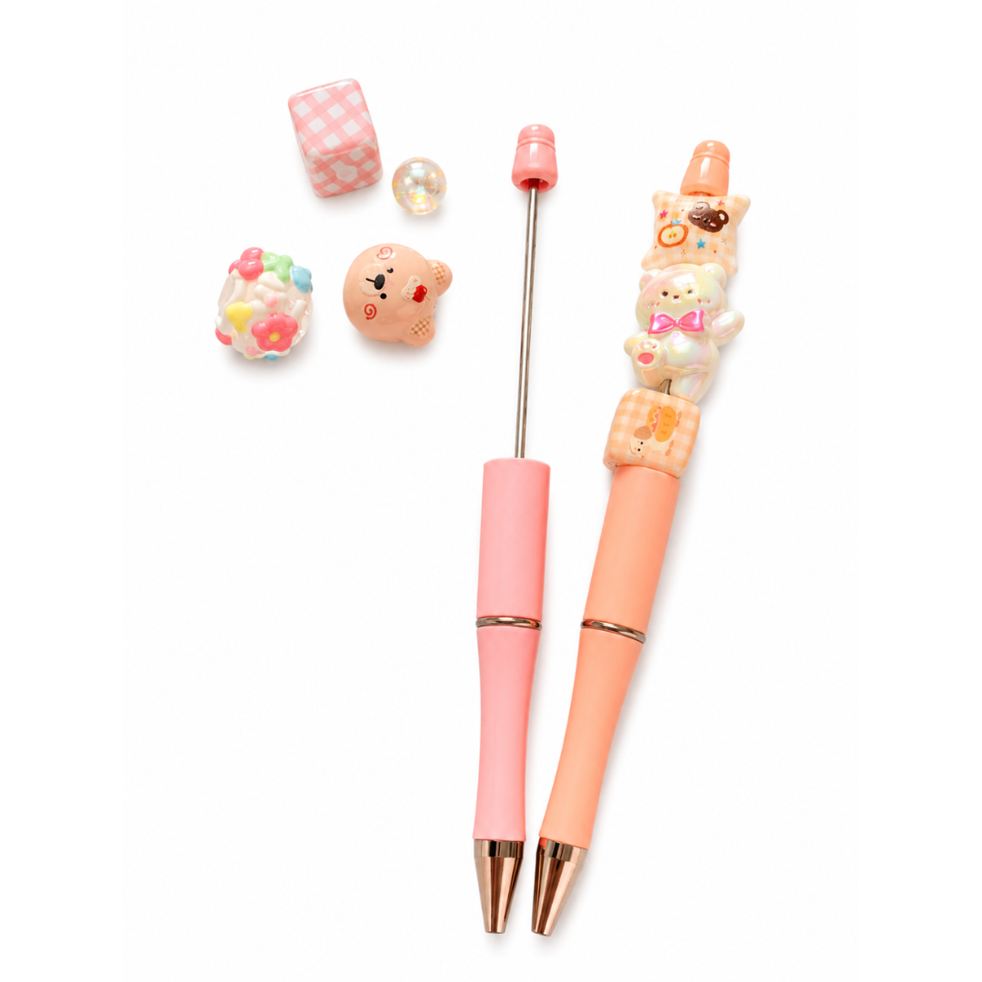 Kawaii kuglepenne, Bamse sæt, 2 stk