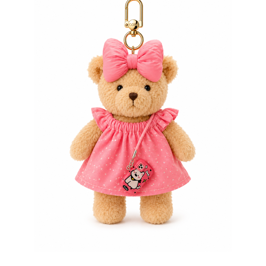 Bear Buddy, Pink dotted outfit
