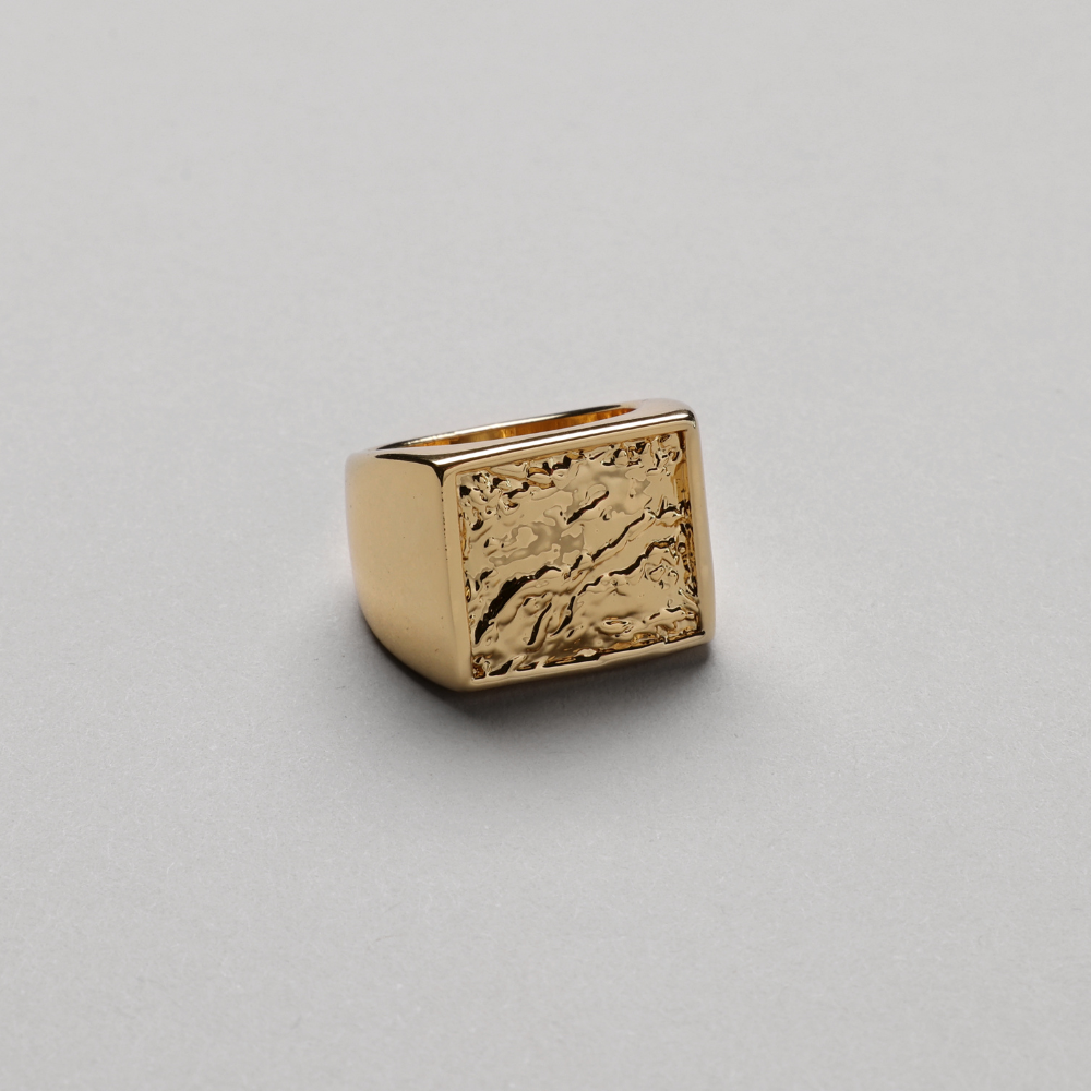 Bornholm Signature Ring, 18K goldplated