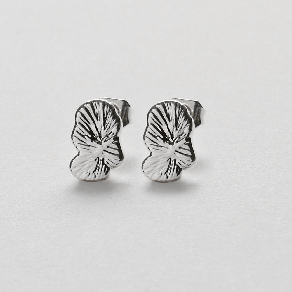 Fingerprint Earstick, 925S Sterling silver plated