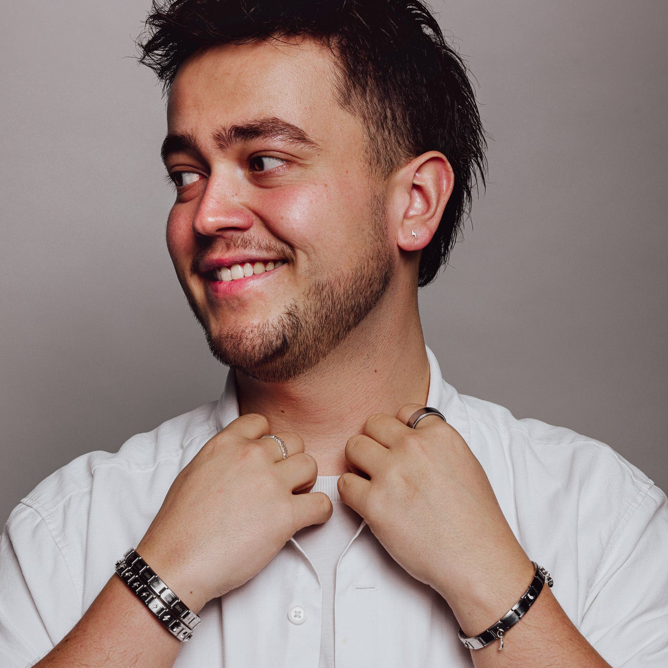 Matitudens lyn led, 1 cm, rustfrit stål, vandfast