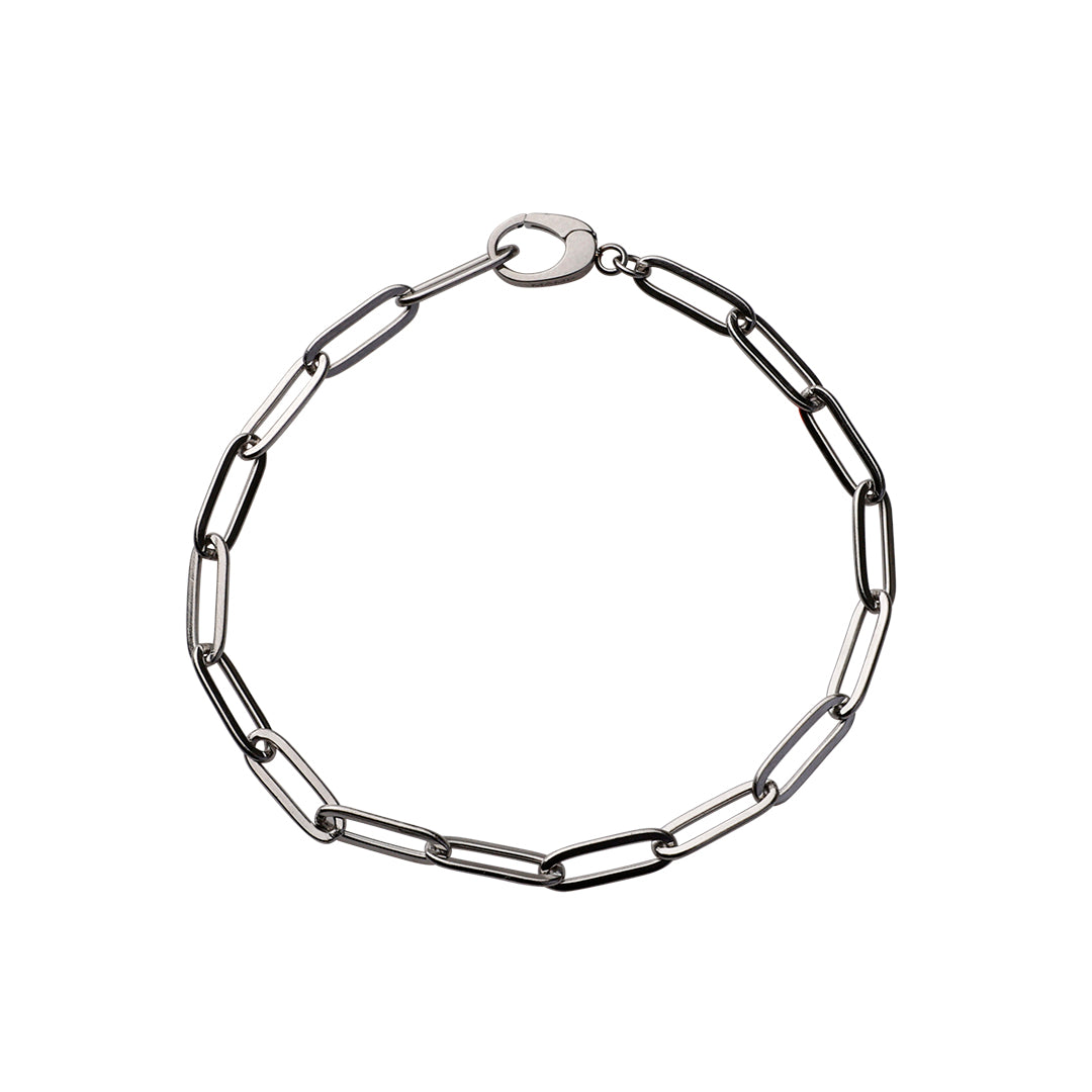 Lænke armbånd, guld og sølvbelagt, vandfast - 18 cm justerbar