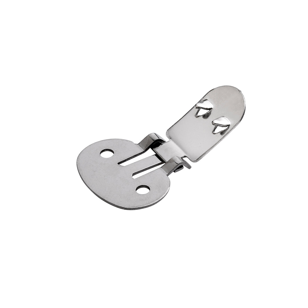 Sko clips, stainless steel, 1 par