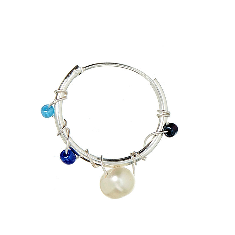 Smykketråd - 1 meter, 0,3 mm, 925S Sterling sølvbelagt